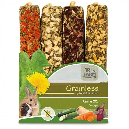 JR-Viljaton Farmys XXL Kasvistikut 4kpl 450g