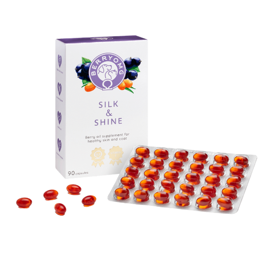 BerryOMG Silk & Shine öljykapselit, 90kpl/64g