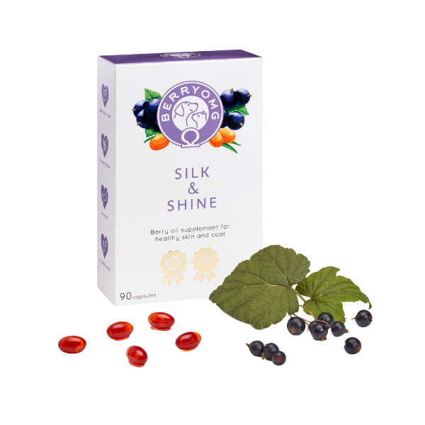 BerryOMG Silk & Shine öljykapselit, 90kpl/64g