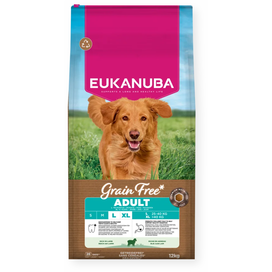 EUKANUBA Adult Large Grainfree Lamb 12kg