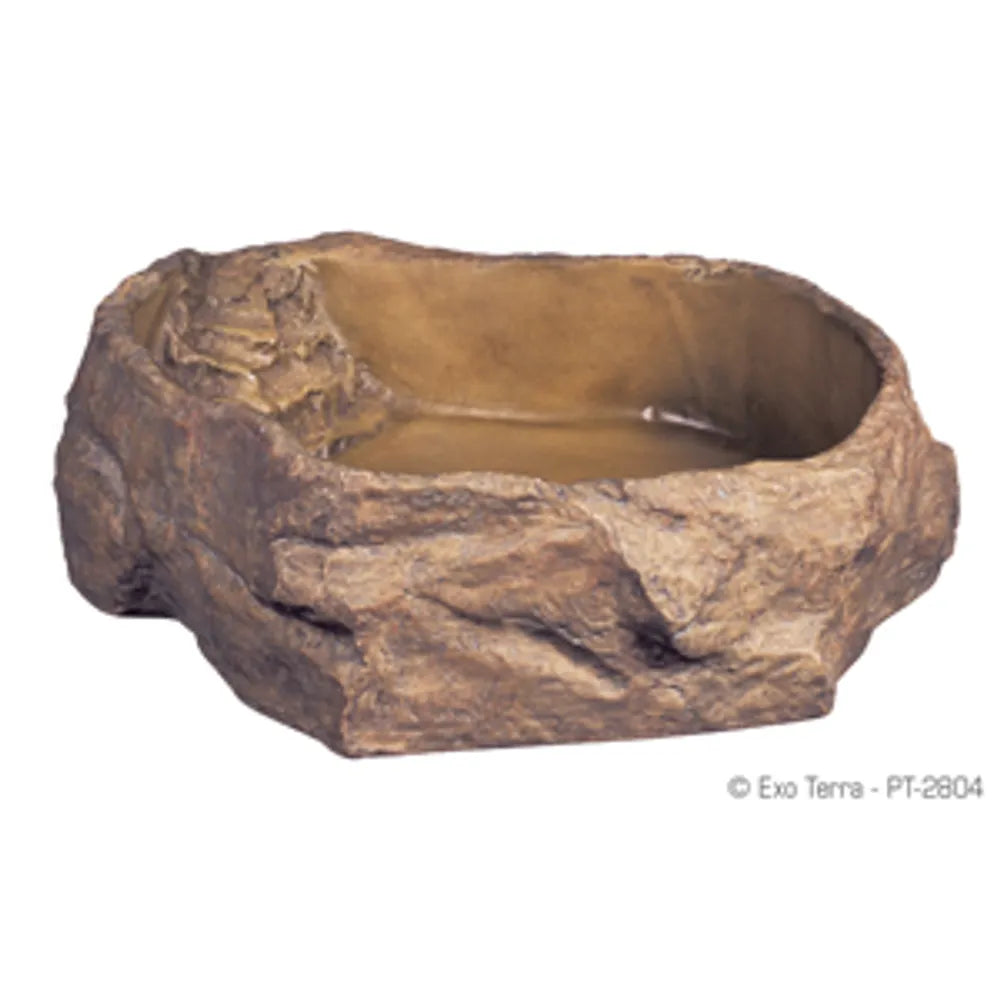 Exoterra vesikuppi XL 27x23x6.5cm, ruskea