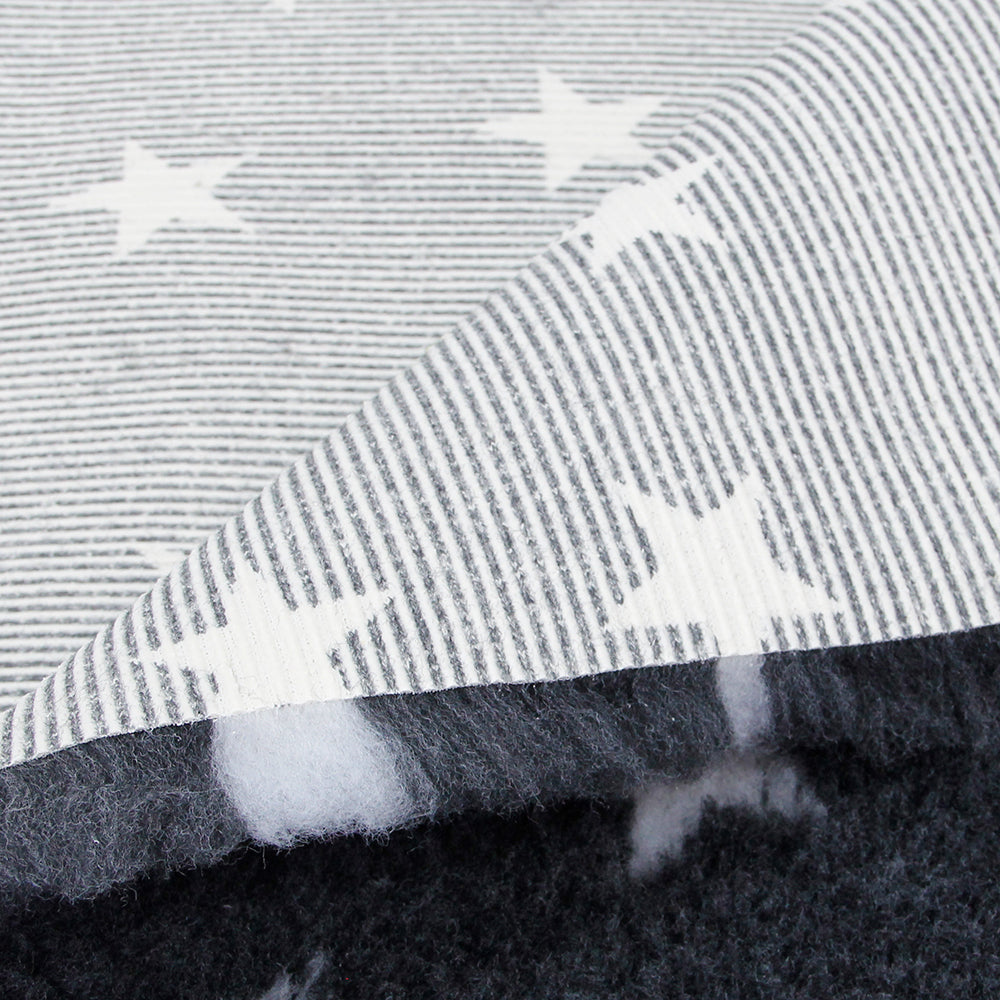 Foxy Fur makuualusta Tummanharmaa, valkoinen tähti