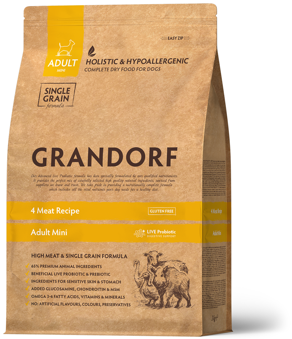 Grandorf 4-lihaa aikuiset pienet rodut