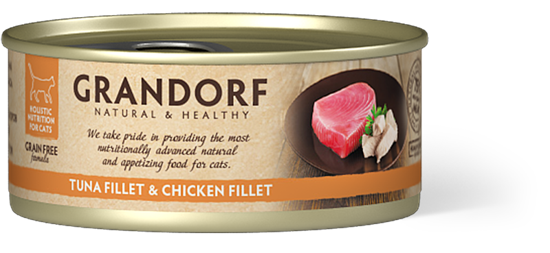 Grandorf Cat Tuna Fillet&Chicken Breast 70g