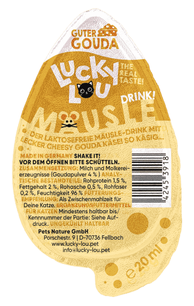 Lucky Lou Gouda drink-snack 20ml