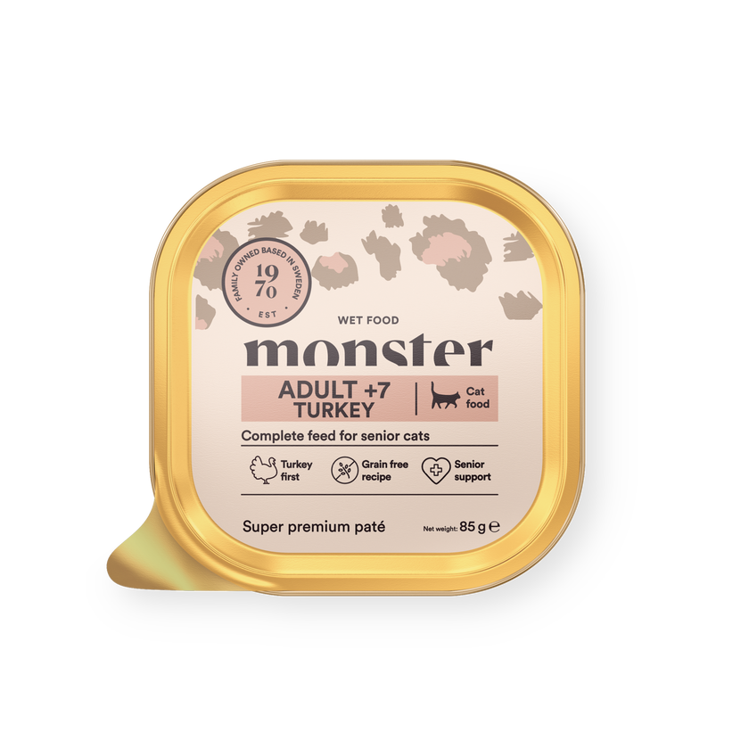 Monster Cat Paté Senior Turkey 85g