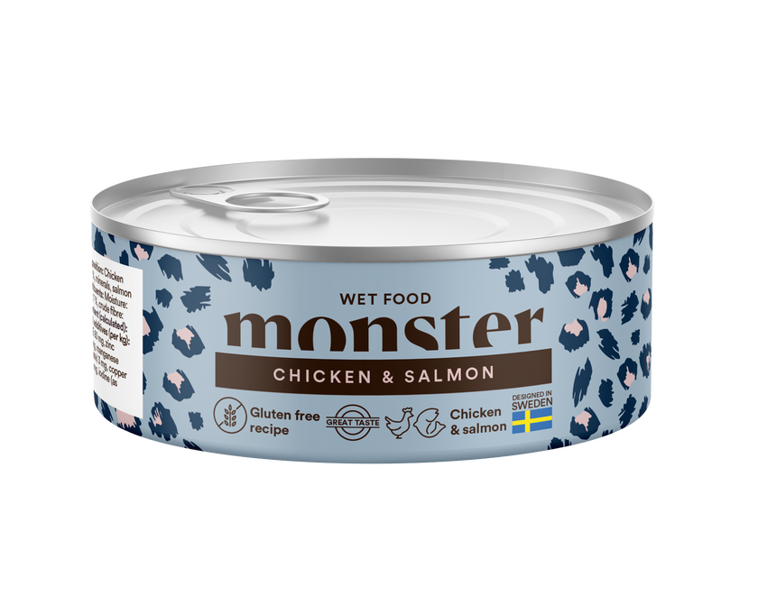 Monster Cat Adult Chicken/Salmon 100g