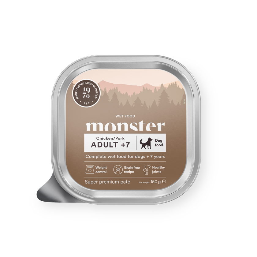 Monster Dog Senior Chicken/Pork Paté 150g