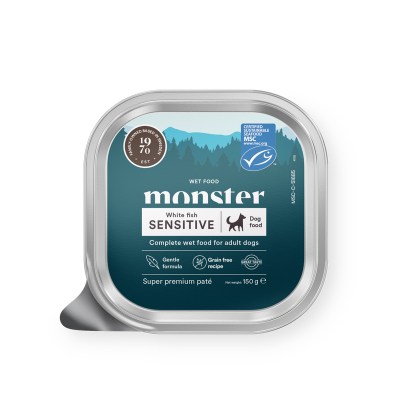 Monster Dog Sensitive Fish Paté 150g