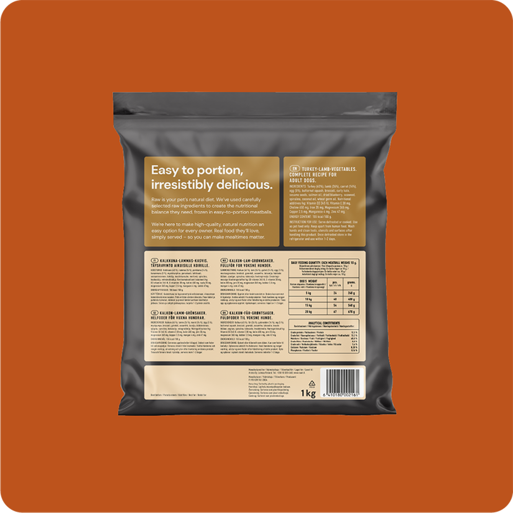Nutriment by RAUH Kalkkuna-Lammas-Kasvis 1kg