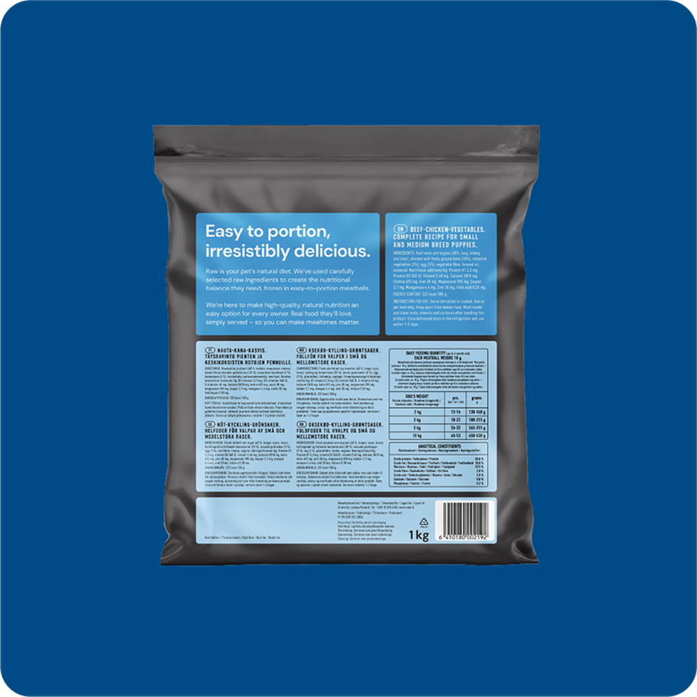 Nutriment by RAUH Nauta-Kana-Kasvikset 1kg
