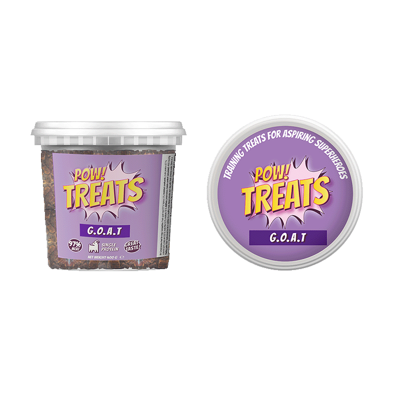 POW! Treats G.O.A.T - vuohi herkkupalat