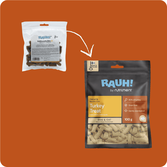 RAUH Turkey Treat - Kalkkunaherkku, 100g