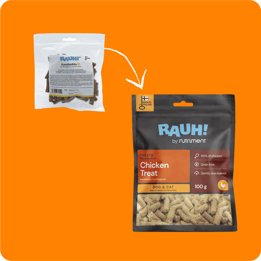 RAUH Chicken Treat - Kanaherkku, 100g