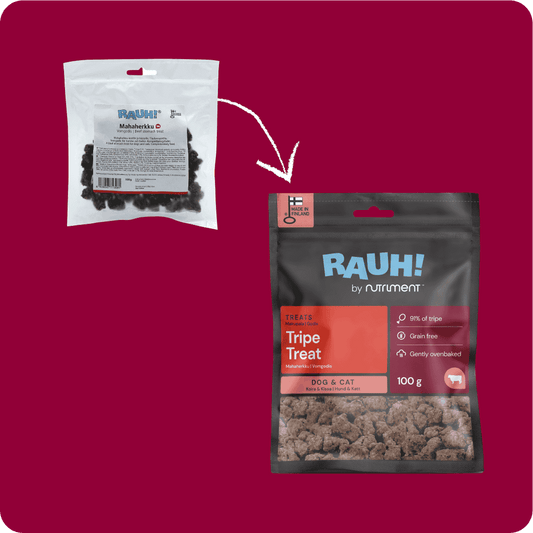 RAUH Tripe Treat - Mahaherkku, 100g