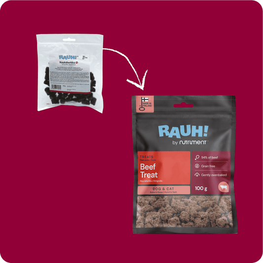 RAUH Beef Treat - Nautaherkku, 100g
