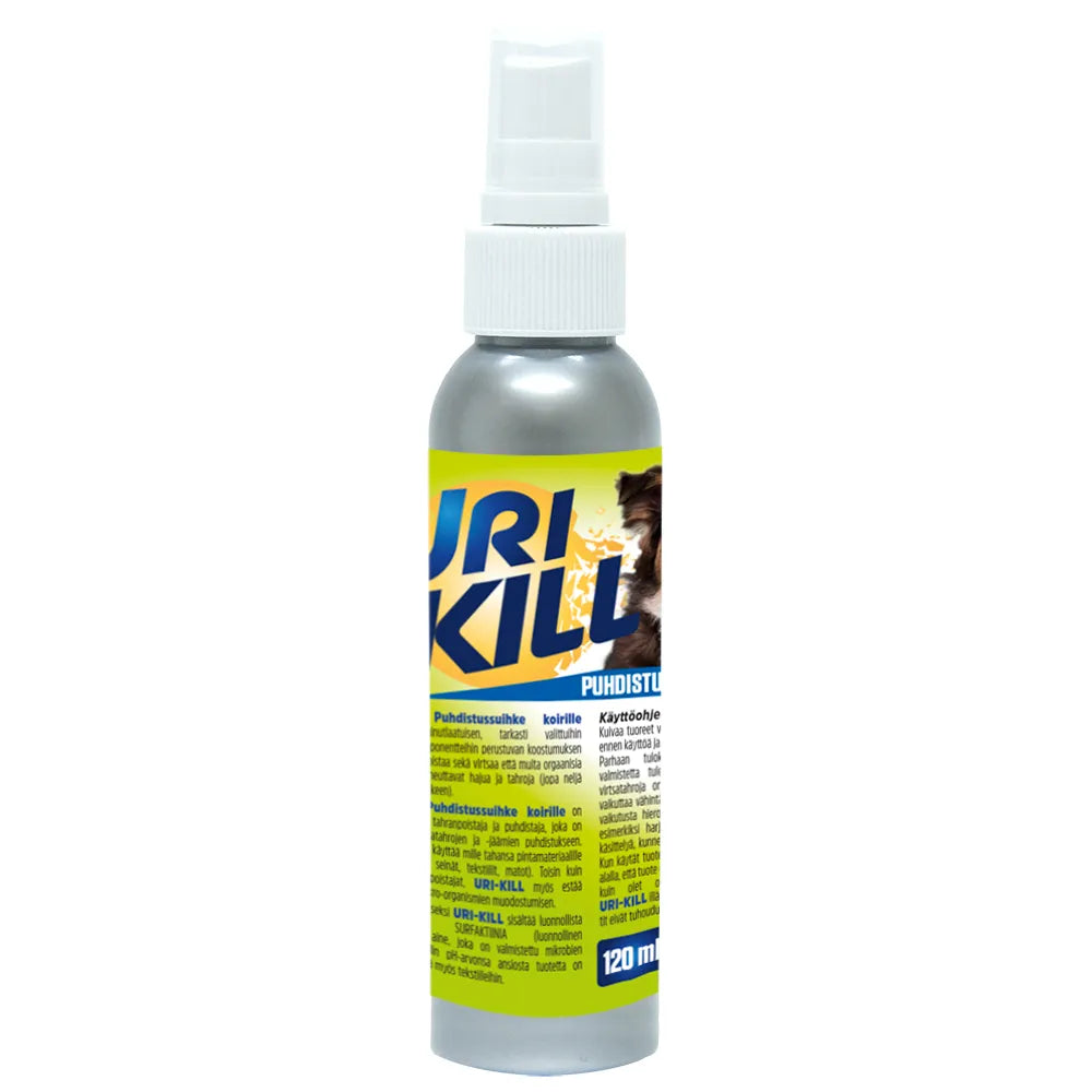 Uri-Kill Puhdistussuihke koirille, Fresh Lime, 120ml