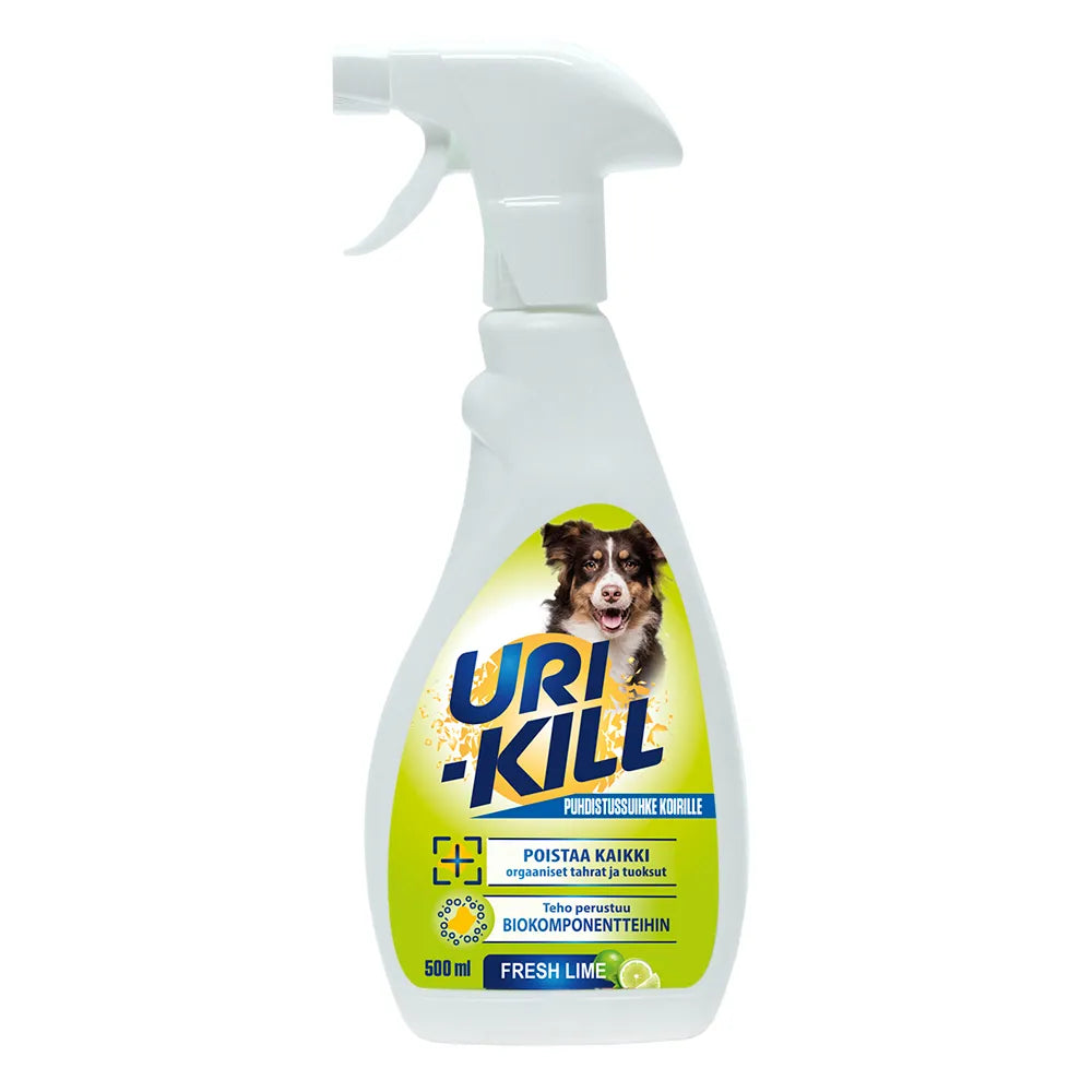 Uri-Kill Puhdistussuihke koirille, Fresh Lime, 500ml