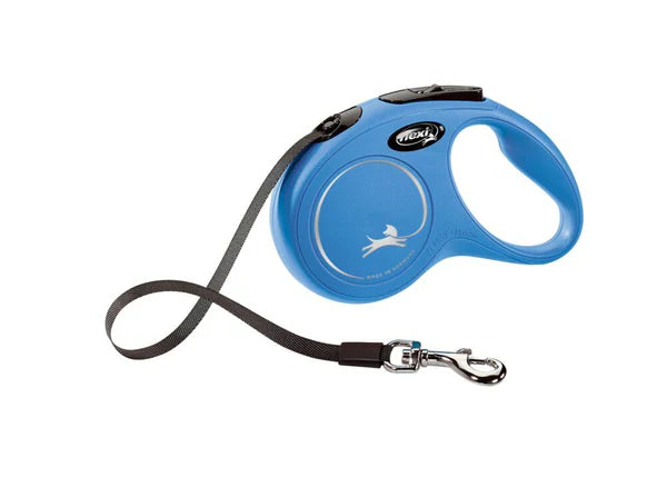 Flexi New Classic Nauha, S 5m (max 15kg), sininen