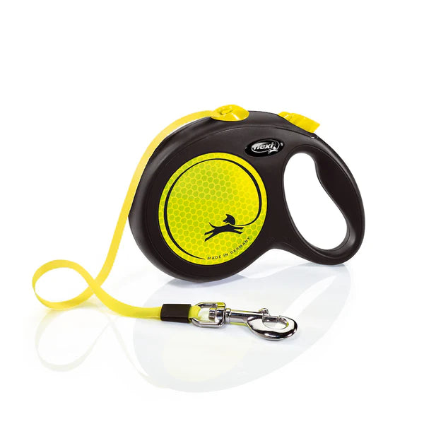 Flexi Neon keltainen Nauha, L 5m (max 50kg)