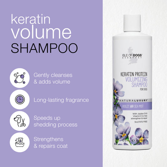 IOD Naturaluxury Keratin Volumizing shampoo, 473ml