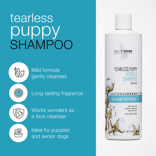 IOD Naturaluxury Tearless Puppy shampoo, 473ml
