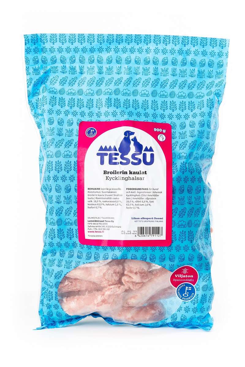 Tessu Broilerin kaulat 900g