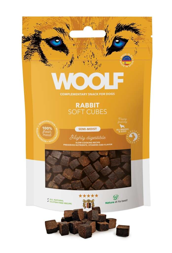 Woolf Soft Cubes Kani - monoprotein, 100g