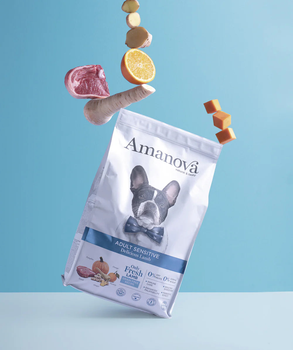 Amanova Dog Adult Sensitive lammas & kurpitsa