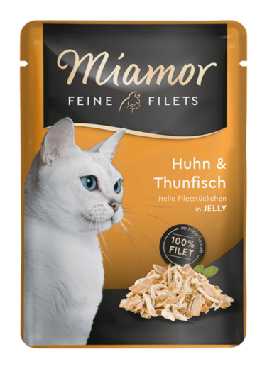 Miamor Fine Filets kana&tonnikala hyytelössä 100g