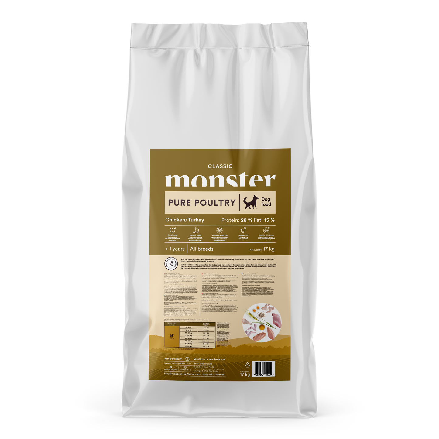 Monster Dog Classic Pure Poultry