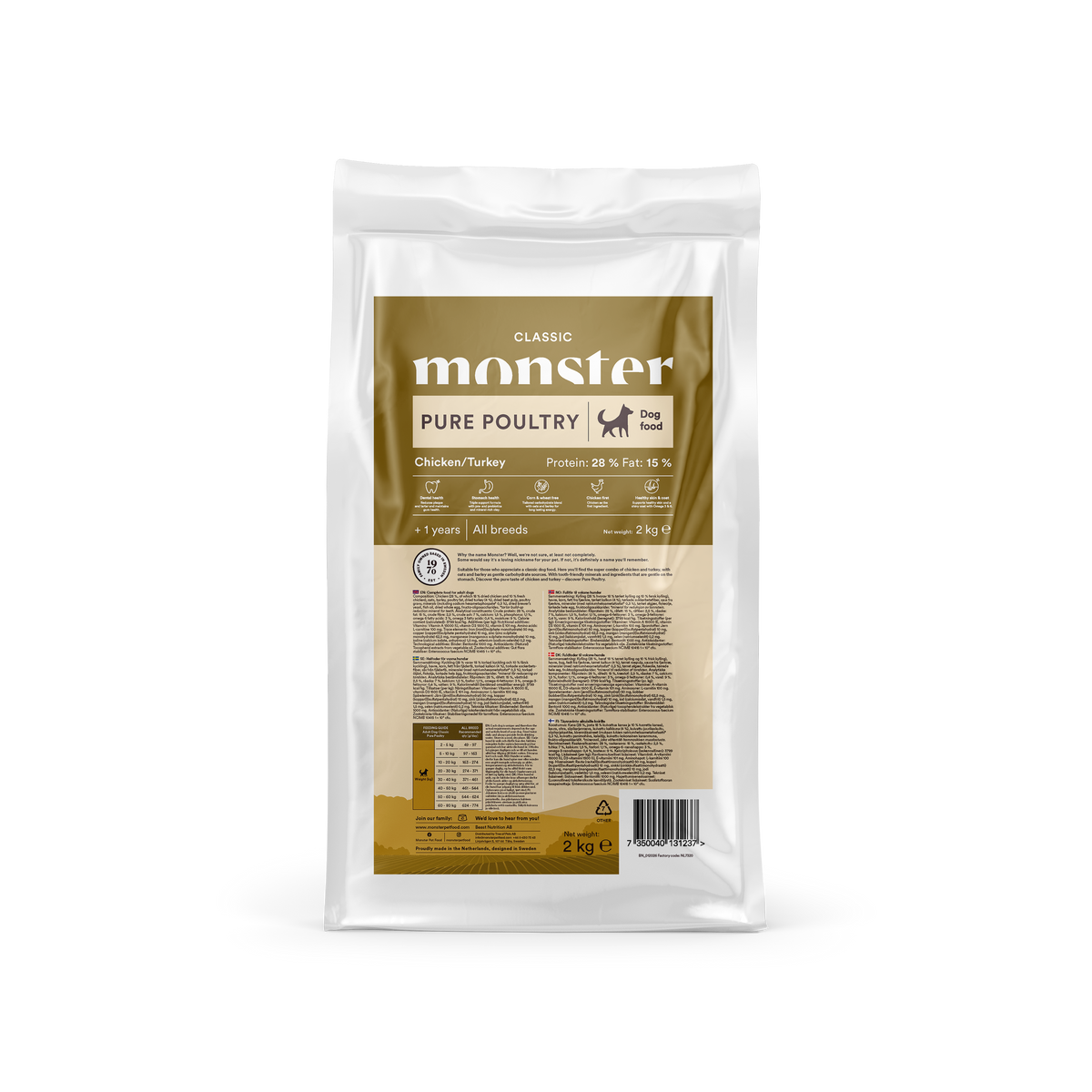 Monster Dog Classic Pure Poultry