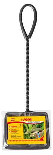 Sera Fish net, musta tiheä haavi 12 cm 0,5x1mm