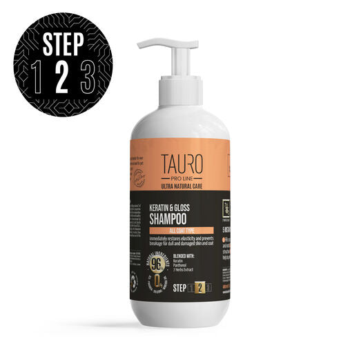 Tauro Natural Care Keratin & Gloss shampoo 400ml
