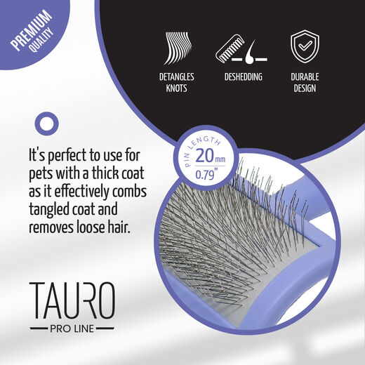 Tauro Muovinen karsta, piikit 20mm, violetti