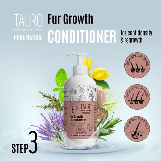 Tauro Pure Nature Fur Growth Hoitoaine, 400ml