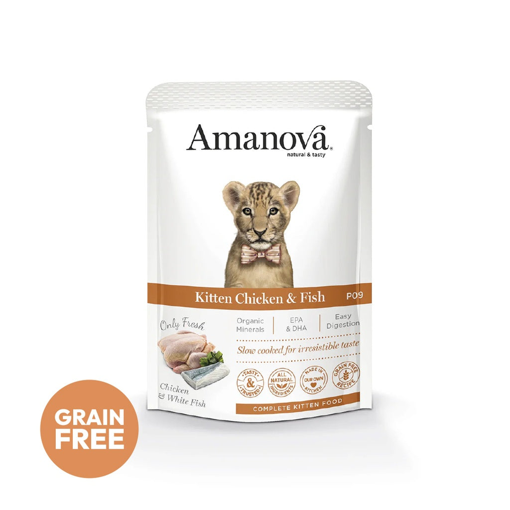 Amanova Cat Kitten Kana & kala 85g