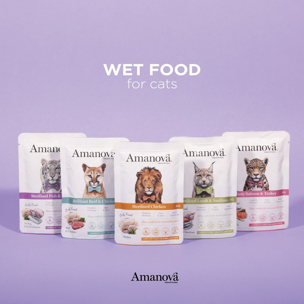 Amanova Cat Adult Sterilised kana 85g