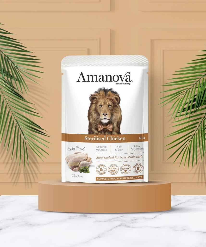 Amanova Cat Adult Sterilised kana 85g