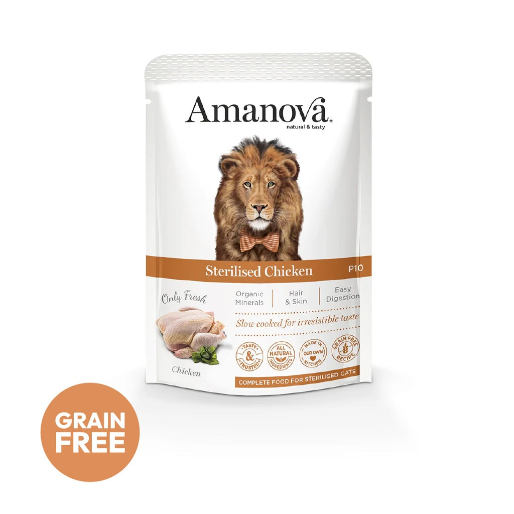 Amanova Cat Adult Sterilised kana 85g