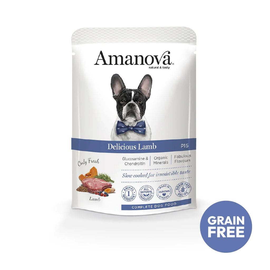Amanova Dog Adult Delicious Lammas&Kurpitsa 100g