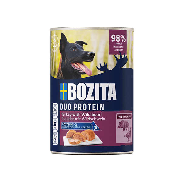 Bozita Dog Paté Turkey & Wild Boar 400g