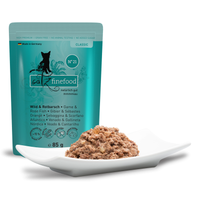Catz finefood N°21 riista & puna-ahven 85g