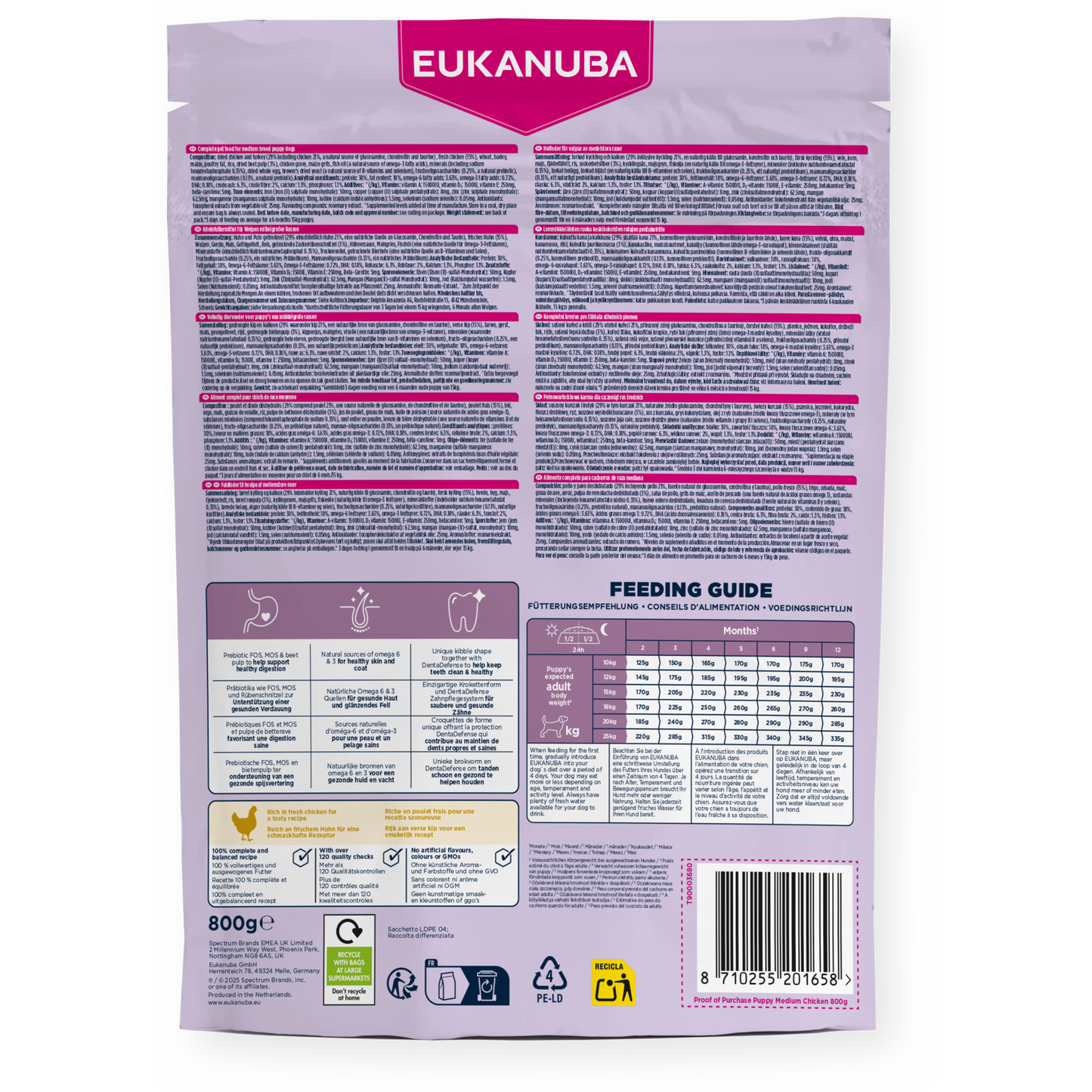 Eukanuba Puppy Medium Breed Fresh Chicken