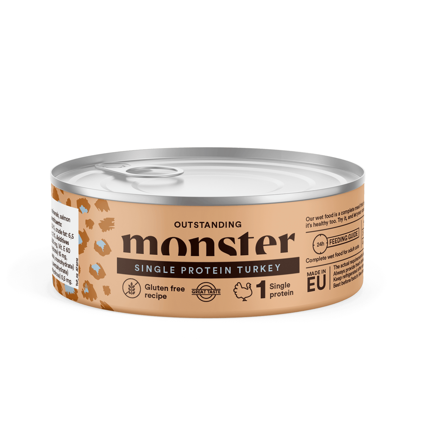 Monster Cat Adult Single Protein Turkey 100g