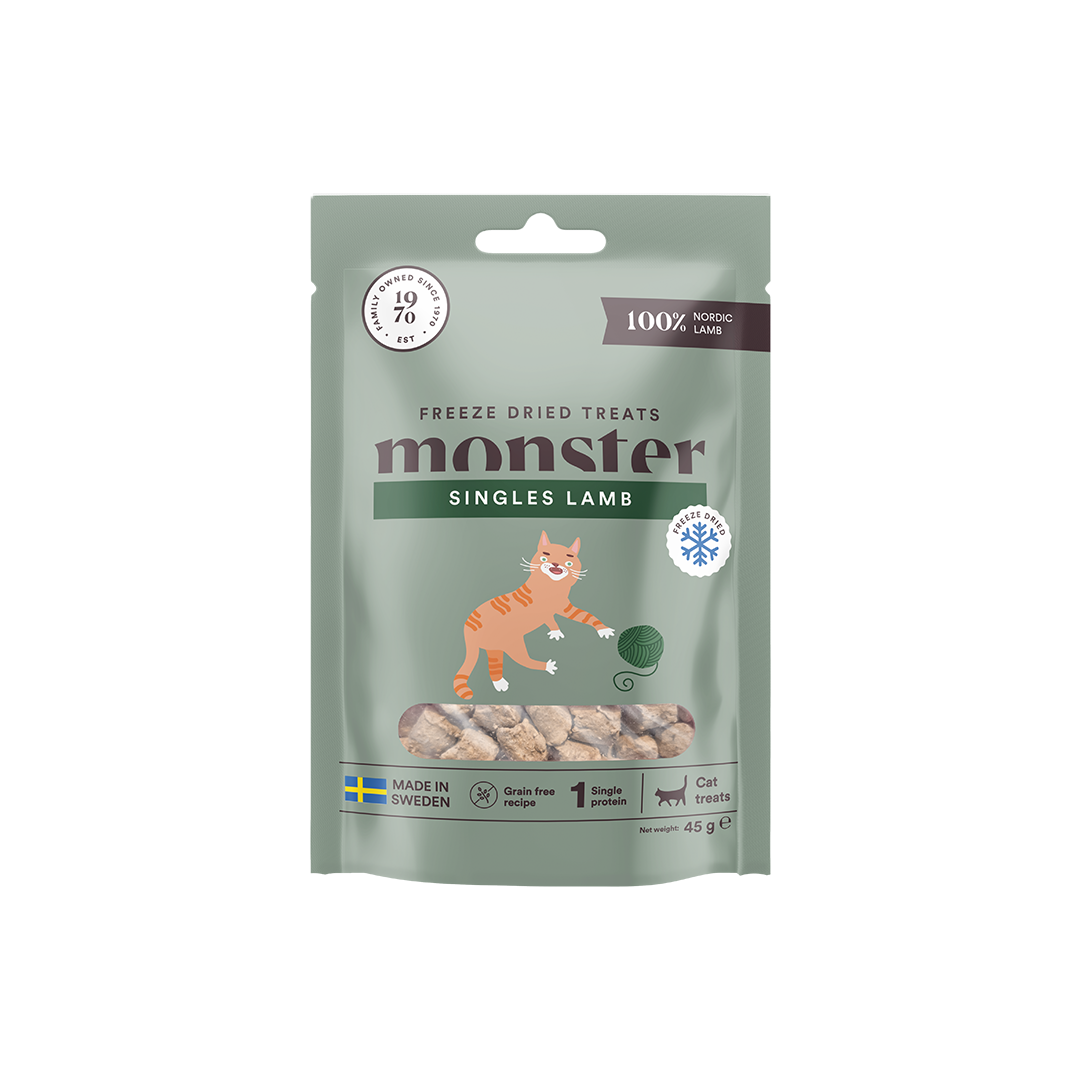 Monster Cat Freeze Dried Treats Singles Lamb 45g