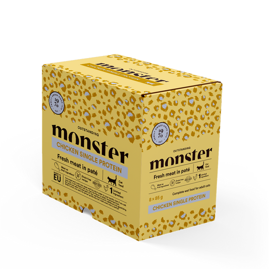 Monster Cat Pouches Adult Chicken