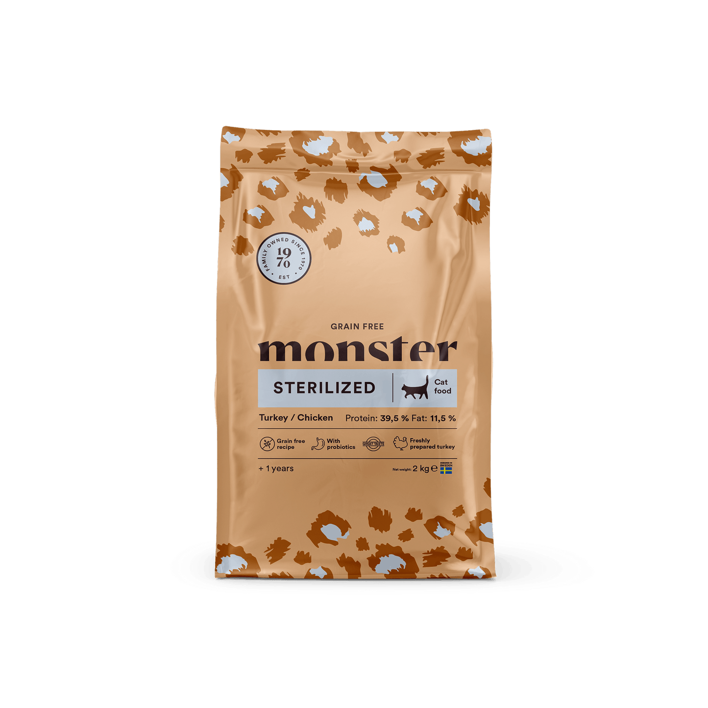 Monster Cat Grain Free Sterilized, 400g - 2kg