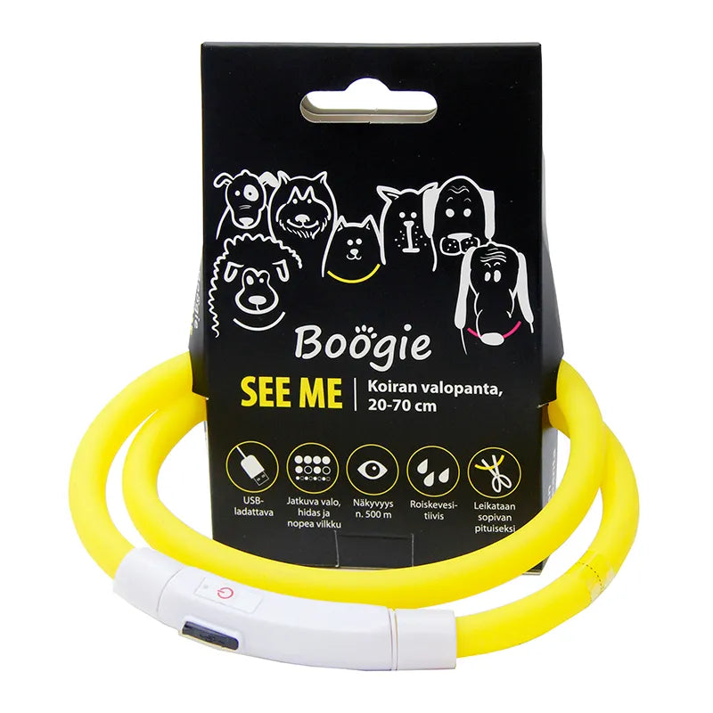 Boogie See Me valopanta ladattava, keltainen 20-70cm