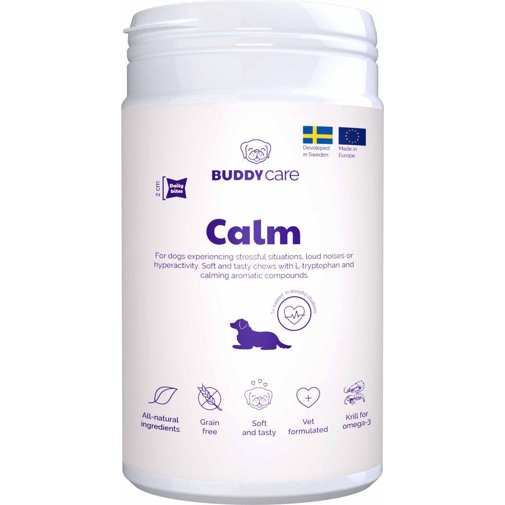 Buddycare Calm, rauhoittavat purutabletit 150g